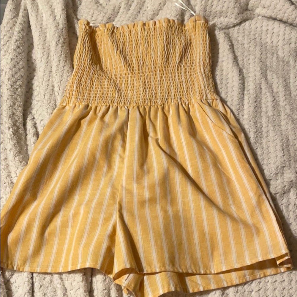 Yellow romper